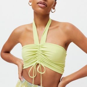 🧃 UO Tia Cinch Halter Top size M